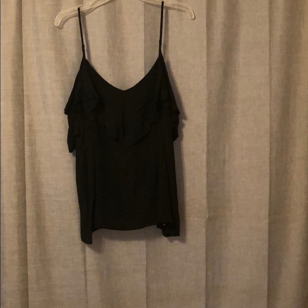 Black off the shoulder top